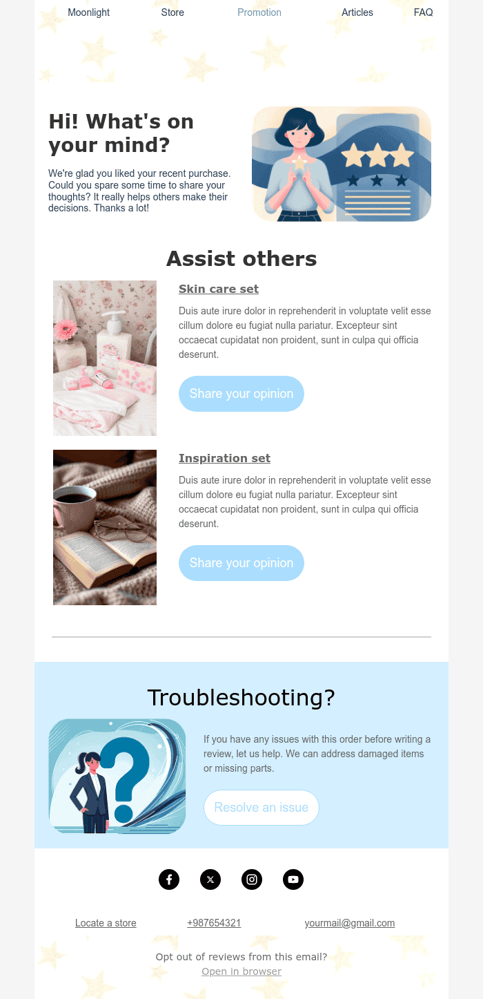 Review Request Email Template