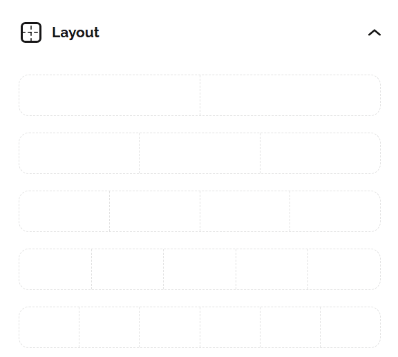 Layout blocks in Letteros