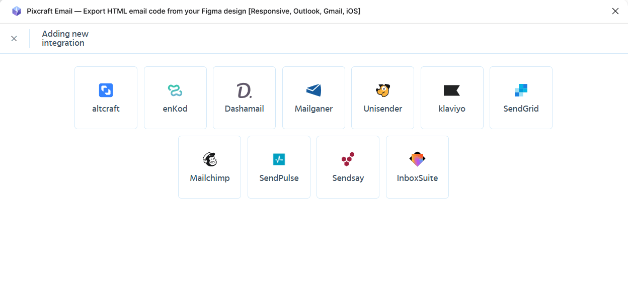 ESP integrations in Pixcraft