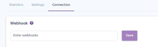 Enter webhook: Zapier