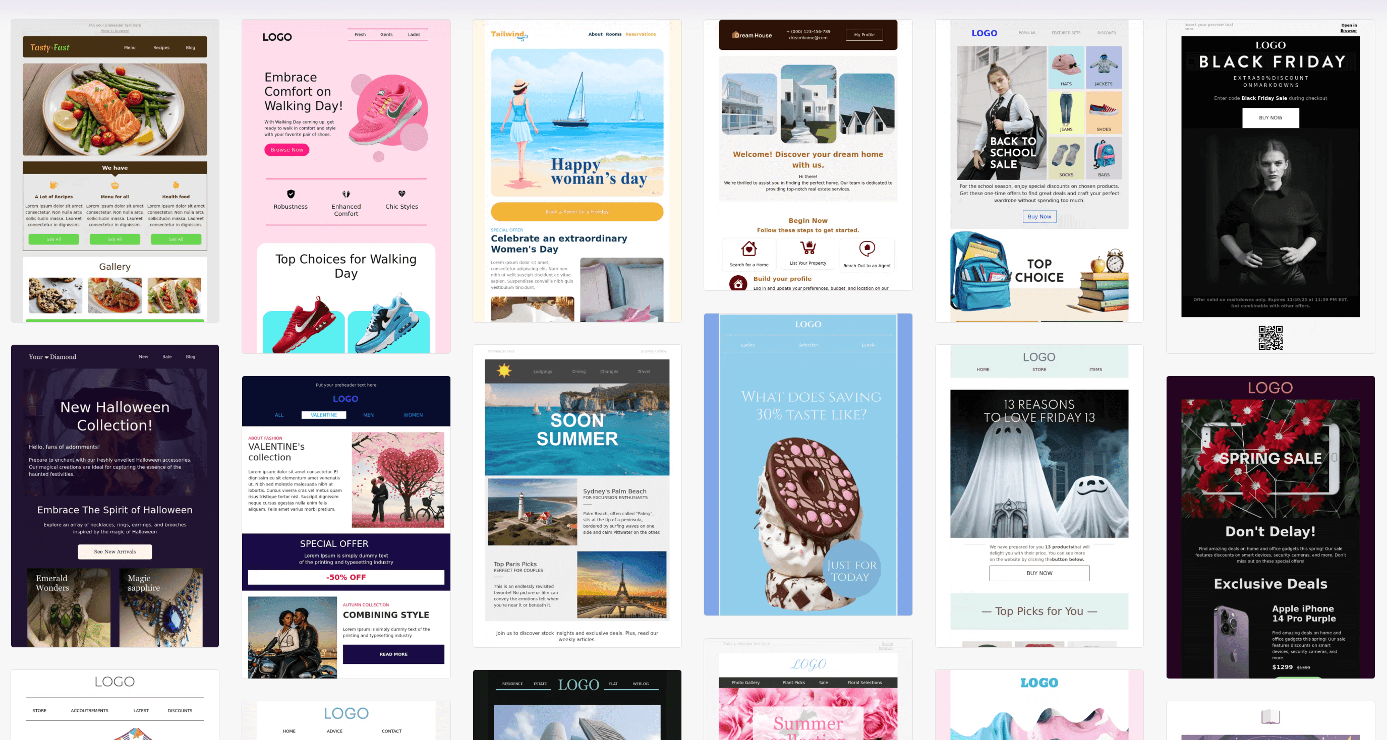 Template gallery