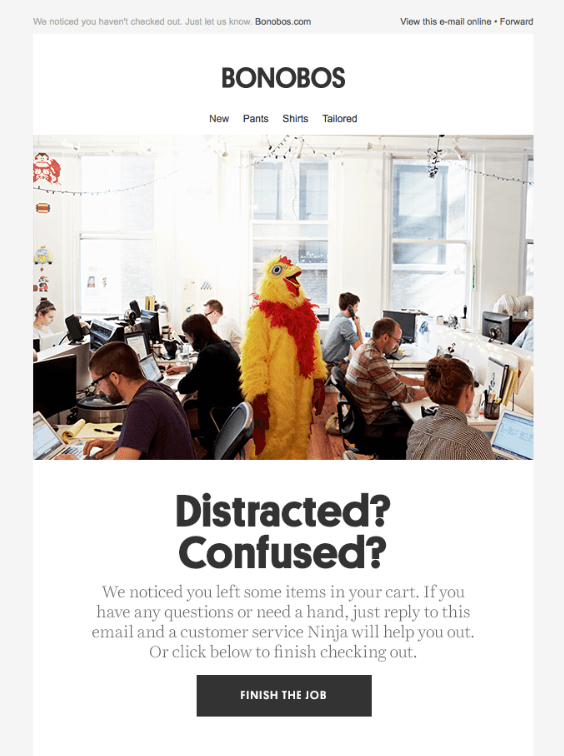 Header size in an email