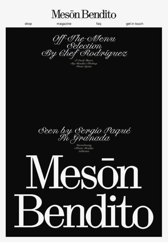 Email with a script font